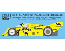 Decal – Porsche 962 "Camel" - 500km Kyalami 1987 - B.Wollek